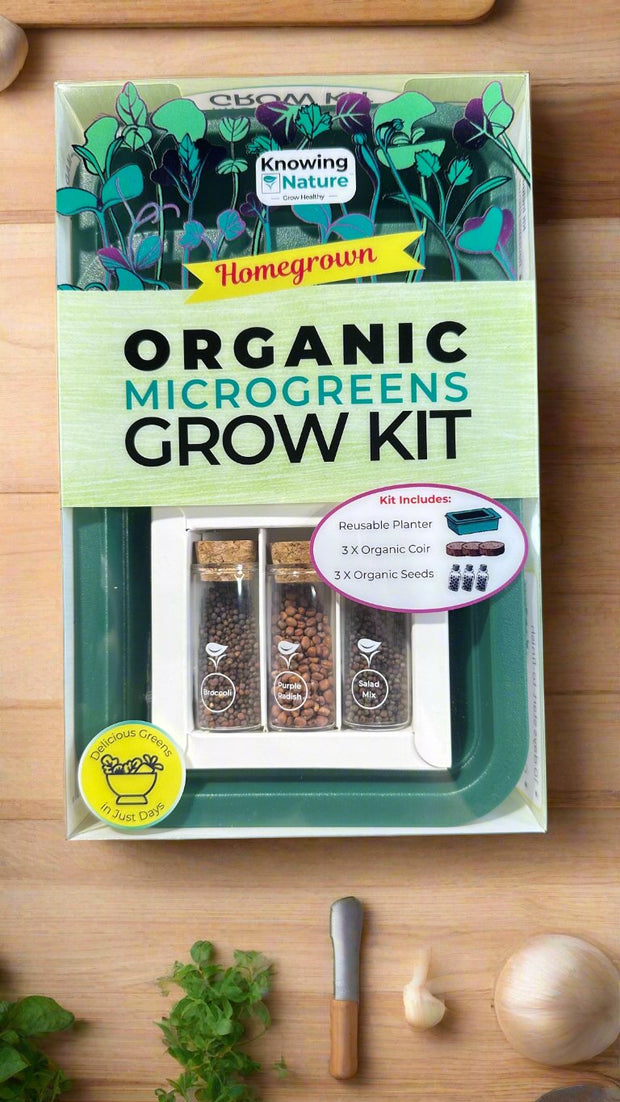 Organic Kitchen Garden Microgreens Kit