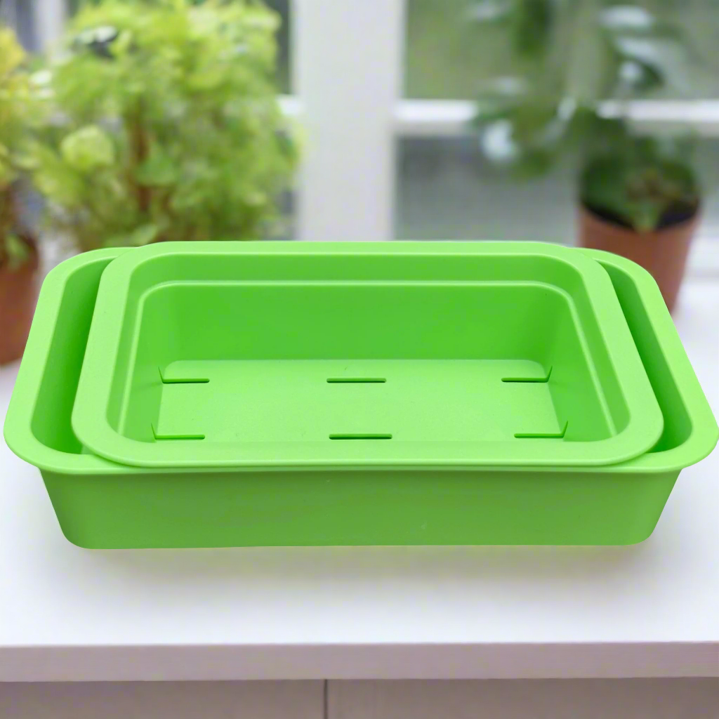 Windowsill Microgreens Tray | Grow Without Racks or 1020 Trays
