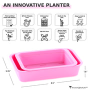 Windowsill Planter - Blush Pink